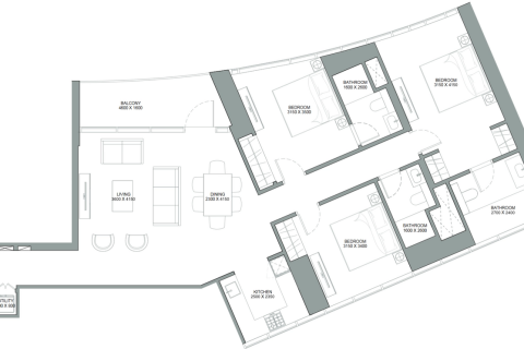 Apartamento en Dubai, 3 dormitorios, 138 m², № 17290 - foto 11