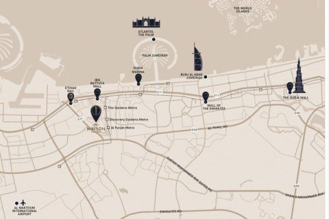 شقة في Al Furjan, دبي 2 غرف نوم, 145.5 م² رقم 94970 - صورة 9