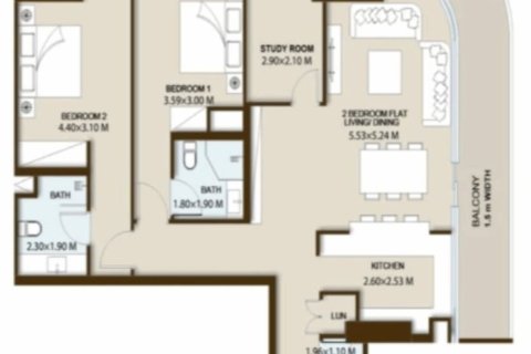 شقة في Al Furjan, دبي 2 غرف نوم, 145.5 م² رقم 94970 - صورة 10