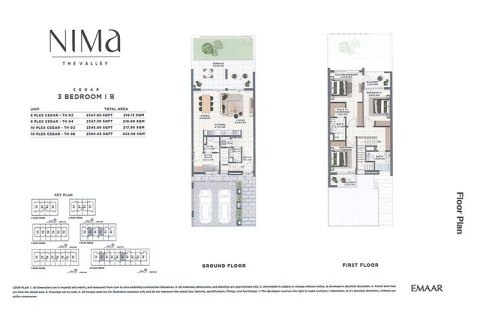 Снять в аренду таунхаус в The Valley, Дубай: 3 спальни, 183.11181300м², № 90933 - фото 8