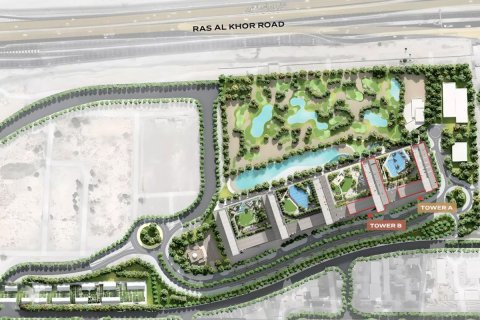 Apartment in Ras Al Khor, Dubai 1 bedroom, 68.1 sq.m. № 55847 - photo 10