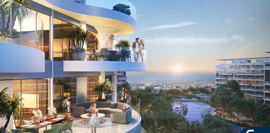 Квартира в Damac Lagoons, Дубай, 1 спальня, 74м², № 75104