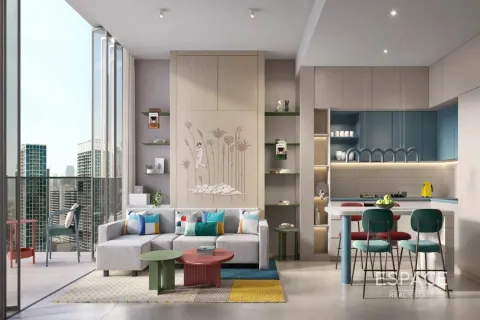 Apartment in Rove Home Marasi Drive in Business Bay, Dubai 36 sq.m. № 62910 - photo 5