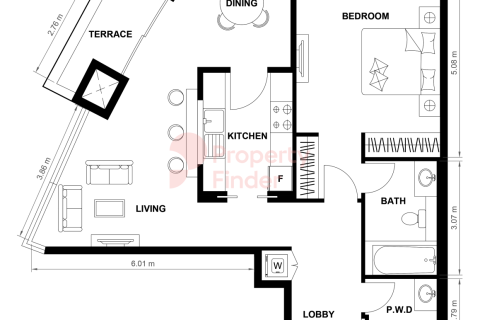 Apartamento en Downtown Dubai (Downtown Burj Dubai), Dubai, 1 dormitorio, 84 m², № 123794 - foto 21