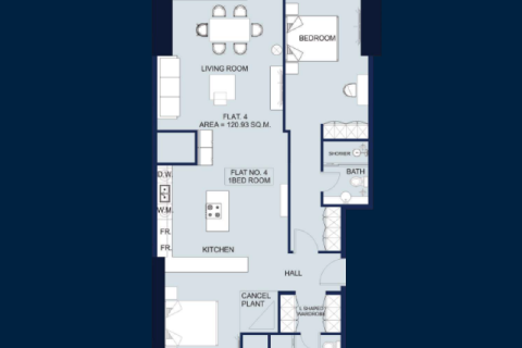 Apartment in Jumeirah Lake Towers, Dubai 1 bedroom, 7804 sq.m. № 92349 - photo 4