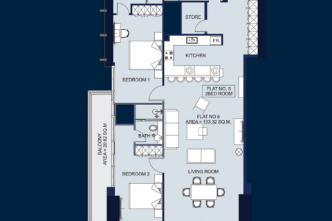 Apartment in Jumeirah Lake Towers, Dubai 1 bedroom, 7804 sq.m. № 92349 - photo 5