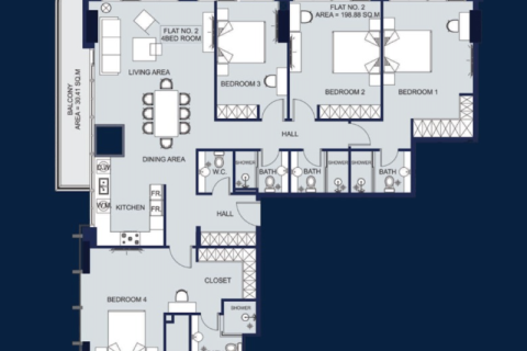 Apartment in Jumeirah Lake Towers, Dubai 1 bedroom, 7804 sq.m. № 92349 - photo 7