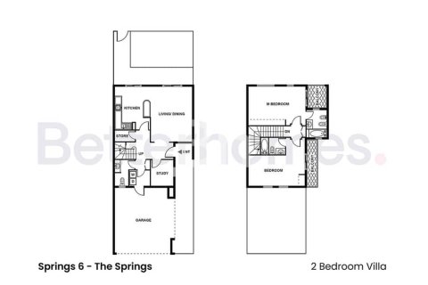Villa à The Springs, Dubai, 2 chambres, 188 m², № 58607 - photo 18
