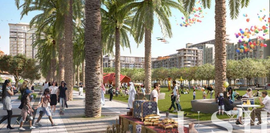 Квартира в Town Square, Дубай, 1 спальня, 64м², № 39324