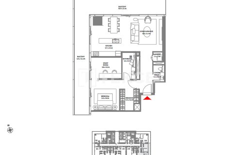 Appartement à Dubai Harbour, Dubai, 5 chambres, 754 m², № 99798 - photo 21