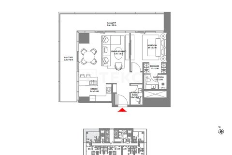 Appartement à Dubai Harbour, Dubai, 4 chambres, 368 m², № 99797 - photo 18