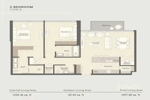 Apartment in Arjan, Dubai 2 bedrooms, 120 sq.m. № 122929 - photo 10