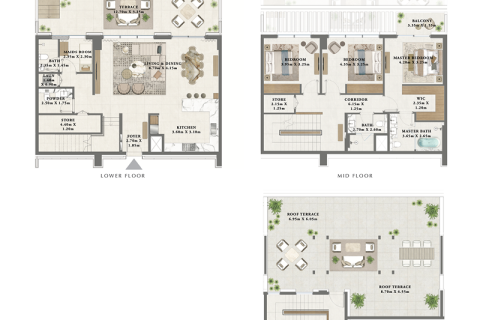 Apartment in Dubai Creek Harbour (The Lagoons), Dubai 1 bedroom, 70 sq.m. № 92660 - photo 6