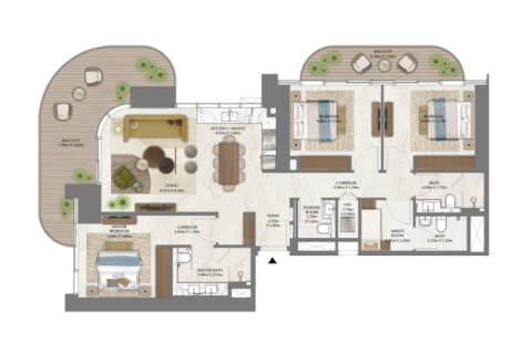 Apartment in DIFC, Dubai 1 bedroom № 92656 - photo 7