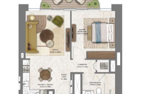 Apartment in DIFC, Dubai 1 bedroom № 92656 - photo 5