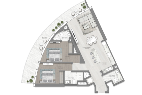 Apartment in Business Bay, Dubai 1 bedroom, 41 sq.m. № 92649 - photo 11