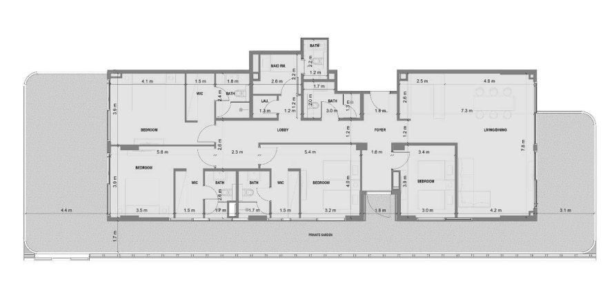 Apartment in Blue Marina Residence in Dubai 4 bedrooms, 296 sq.m. № 47484