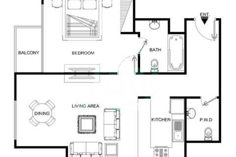 شقة في NOORA TOWER في الخليج التجاري, دبي 1غرف نوم, 75.3 م² رقم 30606 - صورة 22