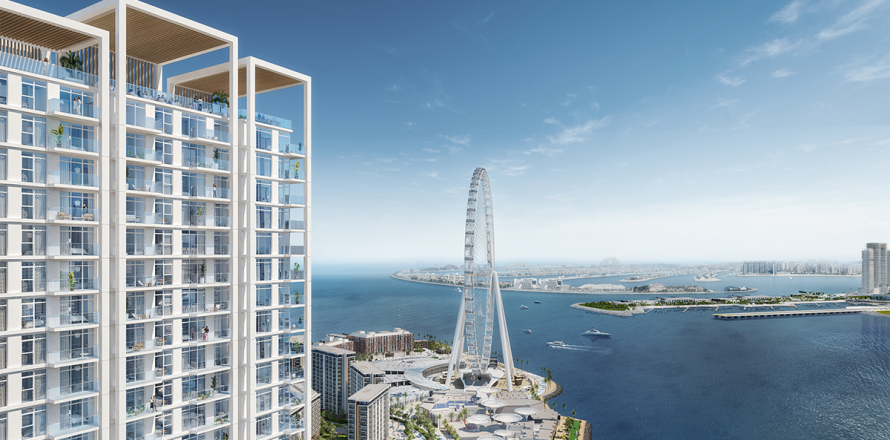 Квартира в Bluewaters, Дубай, 1 спальня, 91.23м², № 3469
