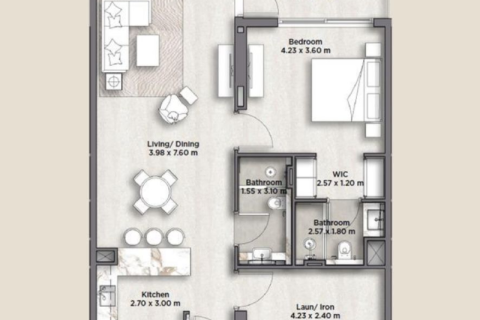 Apartment in Jumeirah Village Circle, Dubai 1 bedroom № 92557 - photo 3