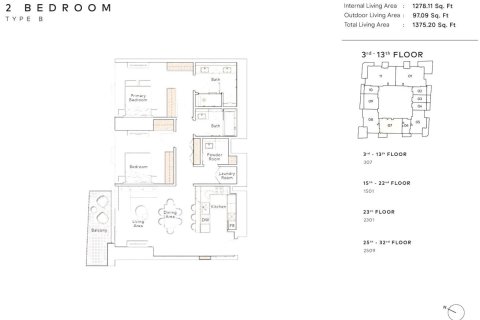 Appartement à Jumeirah Lake Towers, Dubai, 3 chambres, 239 m², № 44424 - photo 17