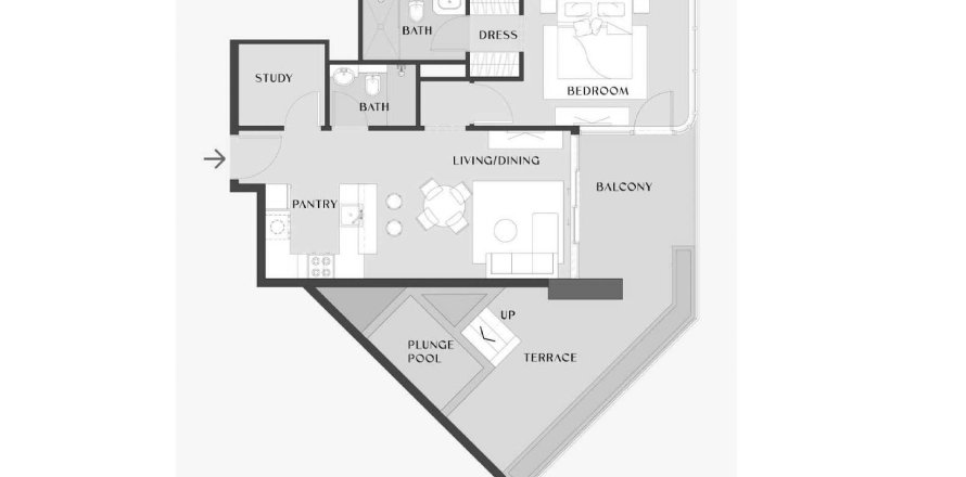 شقة في Chelsea Gardens في السطوه, دبي 1غرف نوم, 99.69 م² رقم 31435