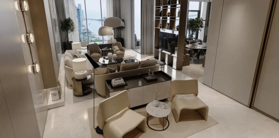 Квартира в Dubai Harbour, Дубай, 1 спальня, 79.3м², № 69345