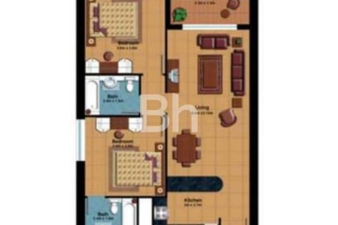 Снять в аренду квартиру в Дубай Марине, Дубай: 2 спальни, 93м², № 57462 - фото 2