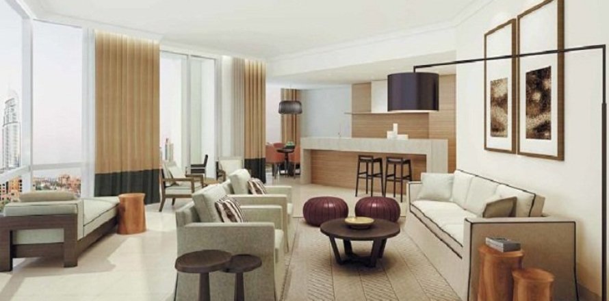 Hotel Apartamento en Downtown Dubai (Downtown Burj Dubai), Dubai, 3 dormitorios, 141 m², № 61328