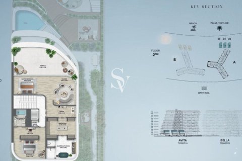 Apartment in Palm Jumeirah, Dubai 6 bedrooms, 1151 sq.m. № 102106 - photo 6