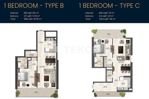 Apartamento en Business Bay, Dubai, 1 dormitorio, 92 m², № 83400 - foto 19