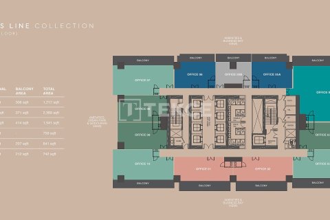 Купить офис в Бизнес-Бэе, Дубай: 69м², № 83401 - фото 19