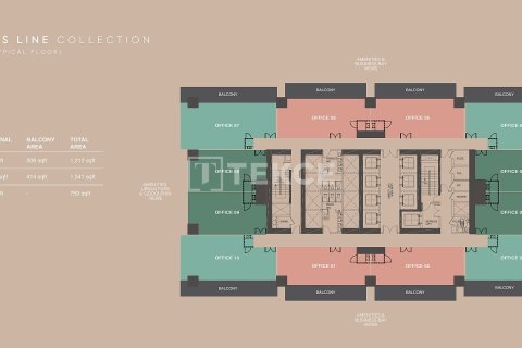 Купить офис в Бизнес-Бэе, Дубай: 69м², № 83401 - фото 29