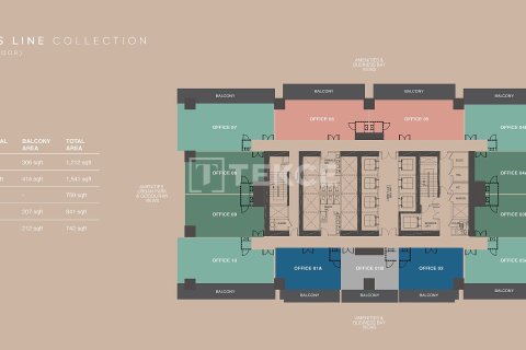 Купить офис в Бизнес-Бэе, Дубай: 69м², № 83401 - фото 27