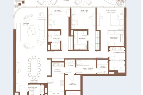 Apartment in Dubai Creek Harbour, Dubai Creek Harbour (The Lagoons), Dubai 1 bedroom, 98 sq.m. № 103723 - photo 4