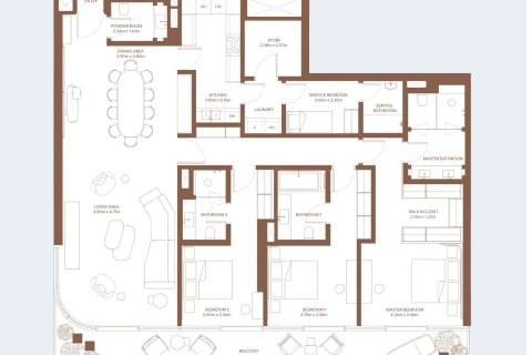 Apartment in Dubai Creek Harbour, Dubai Creek Harbour (The Lagoons), Dubai 1 bedroom, 98 sq.m. № 103723 - photo 3