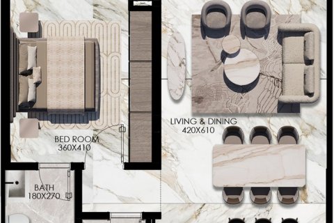 Apartment in Dubai 1 bedroom, 90 sq.m. № 103722 - photo 5