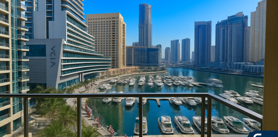 Appartement à AL MAJARA TOWERS à Dubai Marina, Dubai, 1 chambre, 104 m², № 79294