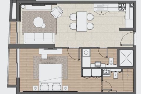 Apartment in Jumeirah Village Circle, Dubai 2 bedrooms, 64.8 sq.m. № 3871 - photo 3
