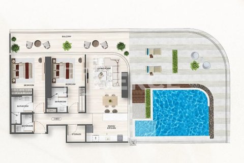 Appartement à Jumeirah Village Triangle, Dubai, studio, 35 m², № 47348 - photo 16