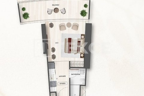 Appartement à Jumeirah Village Triangle, Dubai, studio, 35 m², № 47348 - photo 17