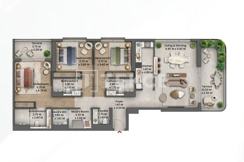 Appartement à Dubai, 1 chambre, 70 m², № 47343 - photo 20