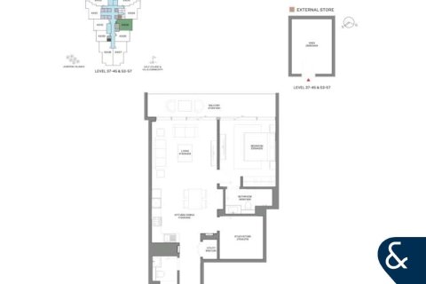 Apartamento en SOBHA VERDE en Jumeirah Lake Towers, Dubai, 1 dormitorio, 96 m², № 99015 - foto 11