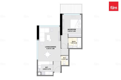 Apartment in Dubai 1 bedroom, 72.9 sq.m. № 40848 - photo 18