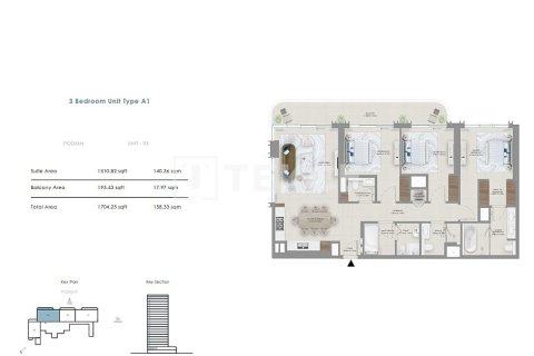 Apartment in Mina Rashid, Dubai 3 bedrooms, 156 sq.m. № 49624 - photo 12