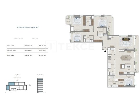 Apartment in Mina Rashid, Dubai 3 bedrooms, 156 sq.m. № 49624 - photo 13