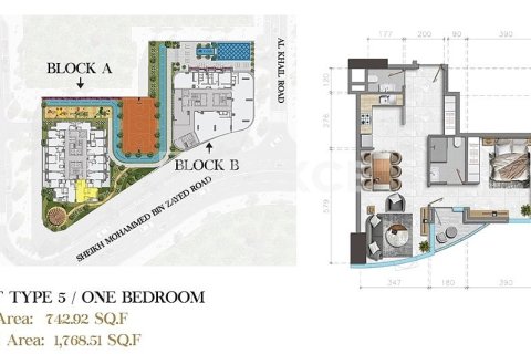 Apartment in Jumeirah Village Triangle, Dubai 1 bedroom, 55 sq.m. № 9726 - photo 16