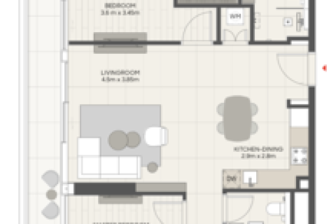 Apartamento en Dubai, 1 dormitorio, 69 m², № 103469 - foto 10