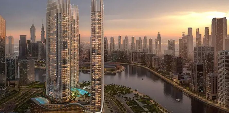 Appartement à Business Bay, Dubai, 1 chambre, 77 m², № 64099