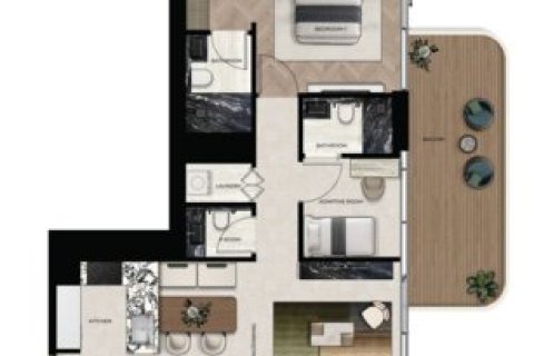 Apartment in Treppan Living Prive in 1 bedroom, 76 sq.m. № 103879 - photo 13